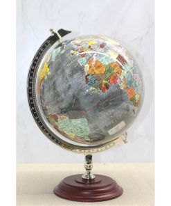 Büyük Boy Dekoratif Dünya Küresi – Prestijli Ofis Dekoru ve Hediye Seçeneği (40×30 cm)