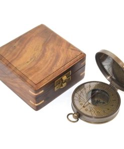 Ahşap Kutulu Retro Pusula – Özel Günlerde Erkek Arkadaşa, Eşe ve Değer Verilen Kişilere Şık Hediye