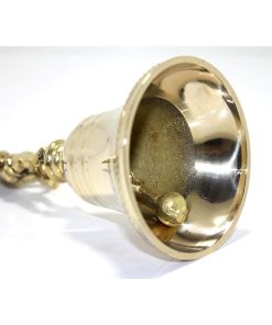 Alternative view of Melek Temalı Pirinç El Çanı – 15×8 cm Dekoratif Koleksiyon Parçası